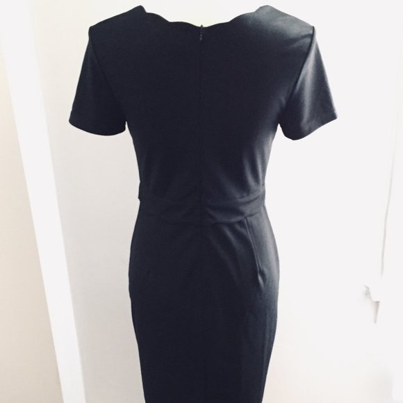 Grace Karin Black Short Sleeve Sheath Dress Size Small - Picture 4 of 6